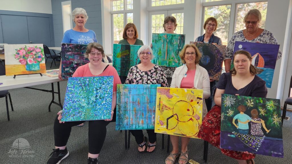 9 women show their paintings at Lake Huron Retreat Center